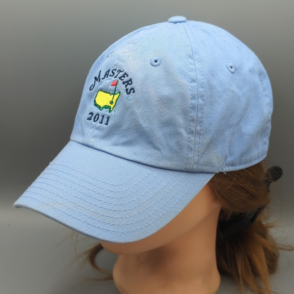 The Masters Augusta National 2011 Light Blue American Needle Strapback Hat Cap
